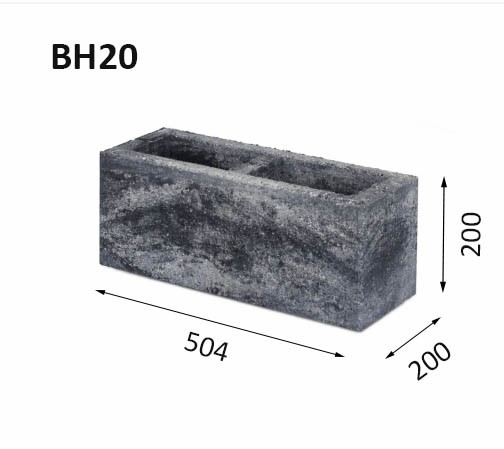 Заборные блоки BH20